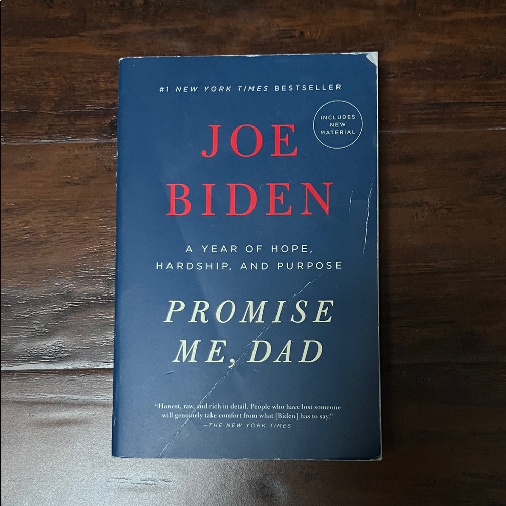 Promise Me, Dad a Memoir by Joe Biden INSTANT #1 New York Times Bestseller